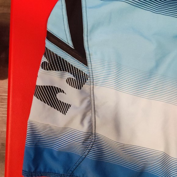 Billabong Platinum X Stretch blue shades board short men's size 32 - Picture 6 of 9